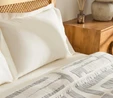 Kaşmir Home Mosy Çift Kişilik Jakar Muslin Pike Gri 