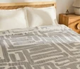 Kaşmir Home Mosy Çift Kişilik Jakar Muslin Pike Gri 