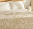 Kaşmir Home Grasy Çift Kişilik Jakar Muslin Pike Çağla