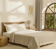 Kaşmir Home Frida Çift Kişilik Pike Bej