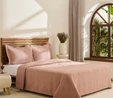 Kaşmir Home Serenty Çift Kişilik Yatak Örtüsü Takımı Rose 
