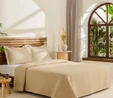 Kaşmir Home Infınity Çift Kişilik Yatak Örtüsü Takımı Bej 