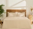 Kaşmir Home Infınity Çift Kişilik Yatak Örtüsü Takımı Bej 