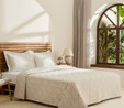 Kaşmir Home Space Çift Kişilik Yatak Örtüsü Takımı Gri 