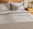 Kaşmir Home Greta Geometrik Çift Kişilik Yatak Örtüsü Takımı Koyu Gri 230x240 cm