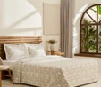 Kaşmir Home Breeze Çift Kişilik Yatak Örtüsü Takımı Gri