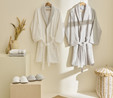 Kaşmir Home Elin 6 Parça Aile Banyo Seti Offwhite Gri