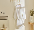 Kaşmir Home İris Waffle Bornoz Offwhite L-XL