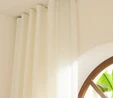 Kaşmir Home Harper Star Blackout Krem Perde 150x270 cm