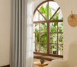 Kaşmir Home Harper Star Blackout Açık Gri Perde 150x270 cm