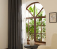 Kaşmir Home Perla Keten Fon Perde Antrasit 150x270 cm