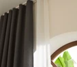 Kaşmir Home Perla Keten Fon Perde Antrasit 150x270 cm