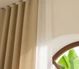 Kaşmir Home Perla Keten Fon Perde Açık Taş 150x270 cm