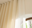 Kaşmir Home Perla Keten Fon Perde Krem 150x270 cm