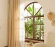 Kaşmir Home Perla Keten Fon Perde Açık Bej 150x270 cm