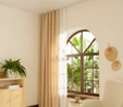 Kaşmir Home Perla Keten Fon Perde Açık Bej 150x270 cm