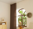 Kaşmir Home Perla Keten Fon Perde Vizon 150x270 cm
