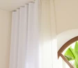 Kaşmir Home Holly Ada Fon Perde Koyu Beyaz 150x270 cm