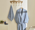 Kaşmir Home Maren Bornoz Set XL-XXL Mavi