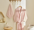 Kaşmir Home Maren Bornoz Set S-M Pudra