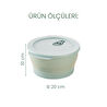 Vienev 3'lü 2 Litre Mikrodalgaya Girebilen Kapaklı Saklama Kabı Seti Renkli