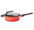 Berghoff Gem Stay Cool Kulplu Pilav Tenceresi Turuncu 24 Cm