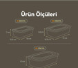 Vienev 9'lu Vip Dikdörtgen Mikrodalga Ve Difrize Uygun Saklama Kabı Seti Yeşil 3x(1750,1050,600 Ml)
