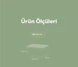 Vienev 6'lı 350 Ml Buzdolabı Dondurucu Organizer Mikrodalga Ve Difrize Uygun Saklama Kabı Mint