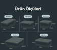 Vienev 15'li Buzdolabı Düzenleyici Organizer Mikrodalgaya Uygun Difriz Saklama Kabı Mint