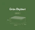 Vienev 8'li Buzdolabı Düzenleyici Organizer Mikrodalgaya Uygun Difriz Saklama Kabı Mint