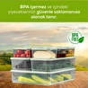 Vienev 18li Buzdolabı Dondurucu Organizer Mikrodalga Ve Difrize Uygun Saklama Kabı Mint