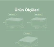 Vienev 17'li Buzdolabı Düzenleyici Organizer Mikrodalgaya Uygun Difriz Saklama Kabı Mint