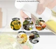 Vienev Airfryer Sprey Yağdanlık Cam Şişe - Izgara Fritöz Salata Yağ Püskürtücü Beyaz