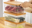 Vienev 3'lü Ayarlı Sebze Ve Meyve Saklama Kabı Turuncu 5 Litre