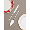 The Mia Bianco Pasta Servis Takımı Gümüş 2 Parça Ckb0249