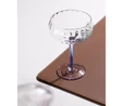 The Mia Ayaklı Cam Dondurma Kasesi Mavi Pembe 280 Ml