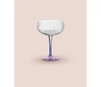The Mia Ayaklı Cam Dondurma Kasesi Mavi Pembe 280 Ml