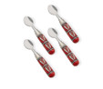 The Mia Corallo Dondurma Kaşığı 4 Lü Set Kırmızı
