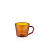 The Mia Striped Borosilikat Cam Kahve Kupası Amber 140 Ml