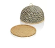 The Mia Bambu Natural Tepsi 42x42x25 Cm