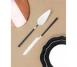 The Mia Bianco Pasta Servis Takımı Gümüş 2 Parça Ckb0251
