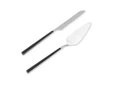 The Mia Bianco Pasta Servis Takımı Gümüş 2 Parça Ckb0251
