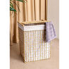 The Mia Braid Hasır Çamaşır Sepeti Naturel 43x35x56 Cm