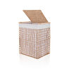 The Mia Braid Hasır Çamaşır Sepeti Naturel 43x35x56 Cm