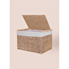 The Mia Cesta Hasır Organizer Sepet Naturel 57x36x37 Cm