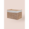 The Mia Cesta Hasır Organizer Sepet Naturel 57x36x37 Cm