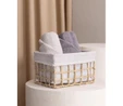 The Mia Braid Hasır Organizer Sepet Naturel 26x18x16 Cm