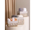 The Mia Braid Hasır Organizer Sepet Naturel 26x18x16 Cm