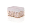 The Mia Braid Hasır Organizer Sepet Naturel 26x18x16 Cm