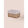 The Mia Cesta Hasır Organizer Sepet Naturel 22x14x13 Cm